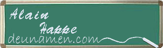 Alain Happe Visitenkarte